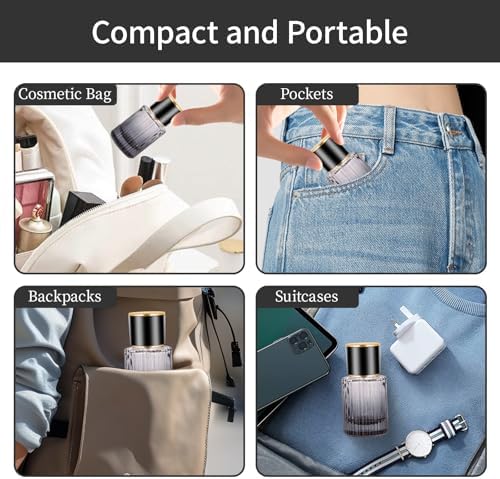 Travel Vintage Perfume Bottle Empty 2pcs