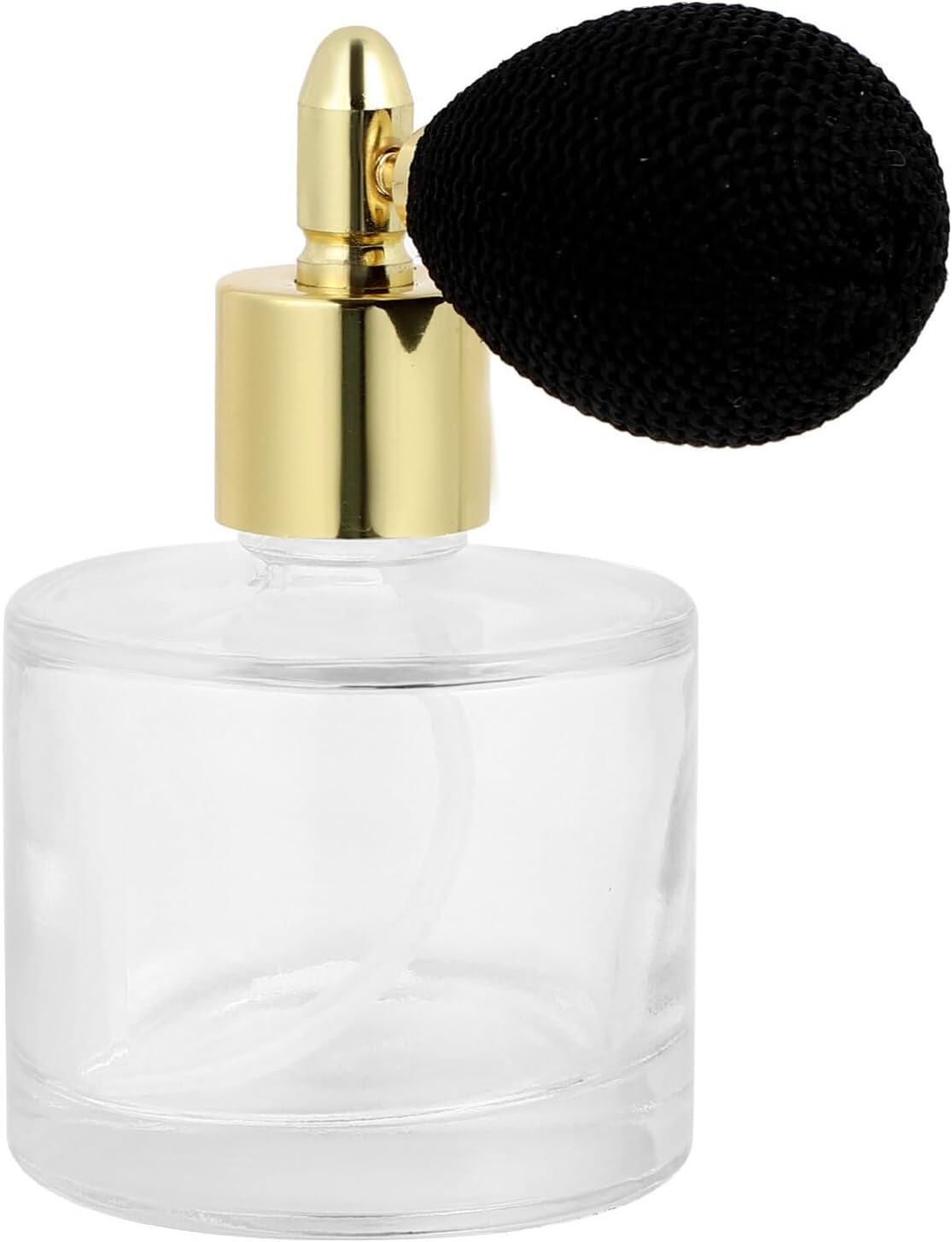 HEALLILY 50ml Gold Vintage Perfume Spray Bottle