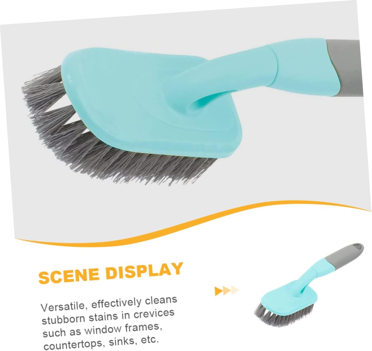 Plastic Floor Brush for Deep Cleaning Gaps and Tiles