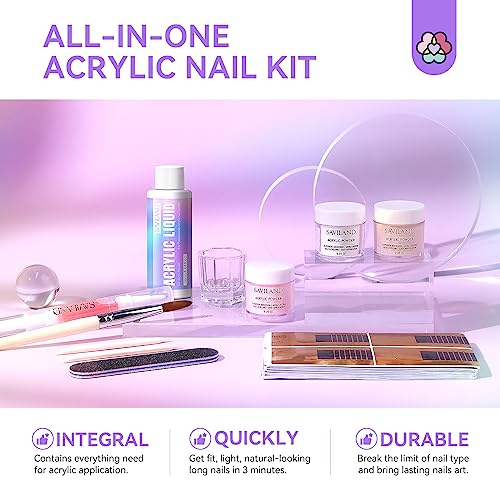 Saviland Acrylic Nail Kit for French Sculptures and DIY Art