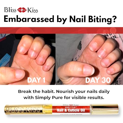 Bliss Kiss Nail Oil Cuticle Pen with Vitamin E and Jojoba