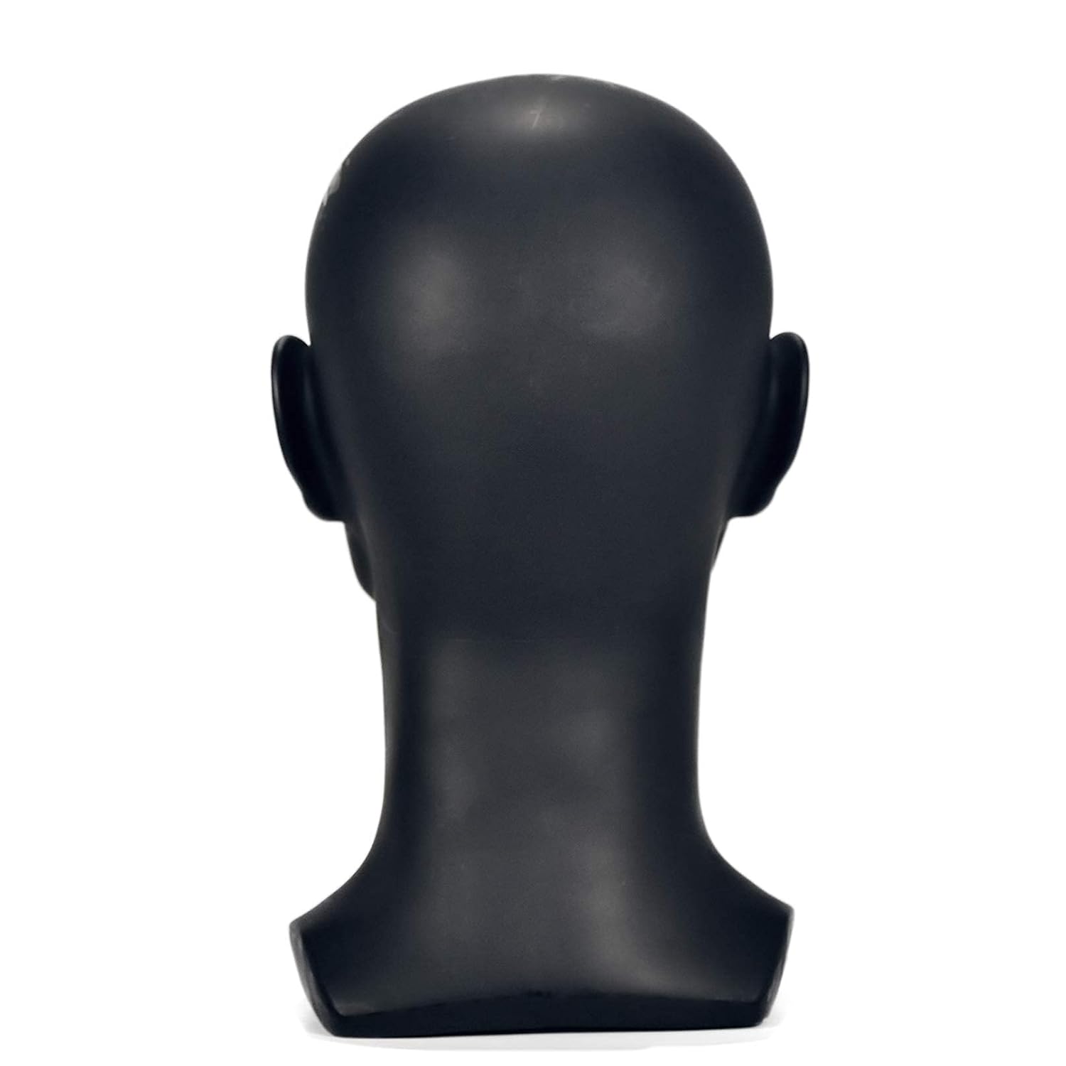 FanLin Professional Male Mannequin Head Display Stand Matte Black