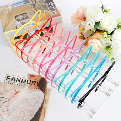 COCIDE 36 Pcs Cat Ears Headbands for Girls and Women