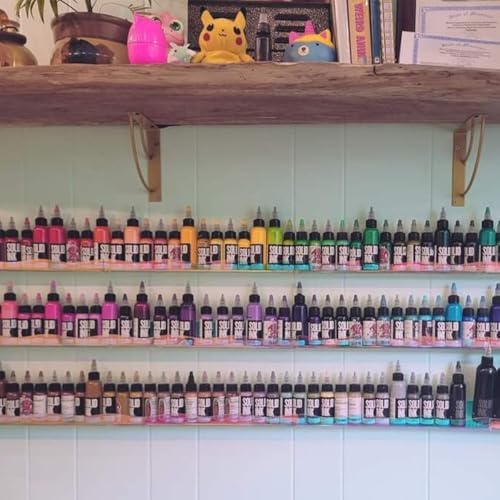 15 Inch Wall Mounted Nail Polish Rack with End Caps