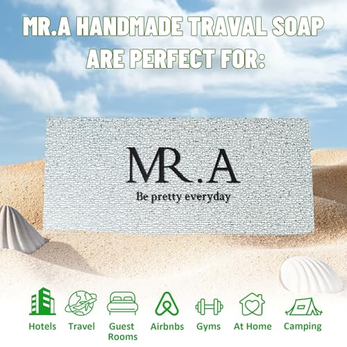 18 Handmade Travel Soaps Individually Wrapped