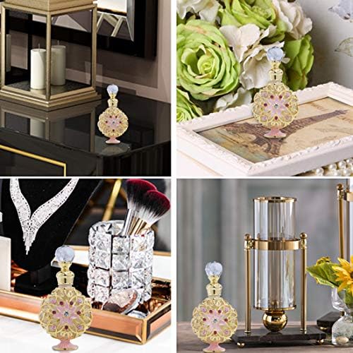 YU FENG Gold Flower Perfume Bottle 10ml Refillable