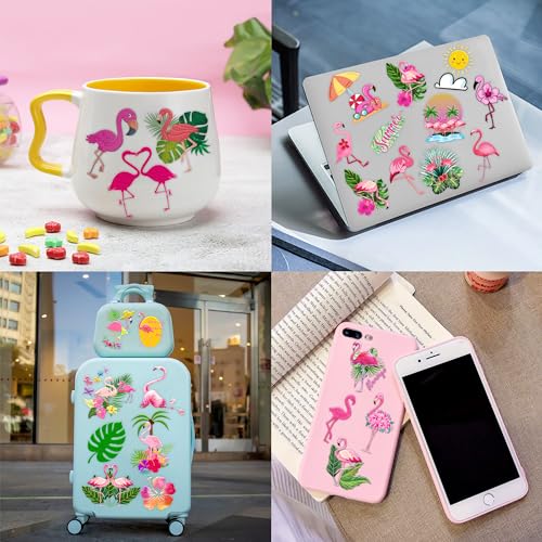 96 PCS Flamingo Temporary Sticker Decor