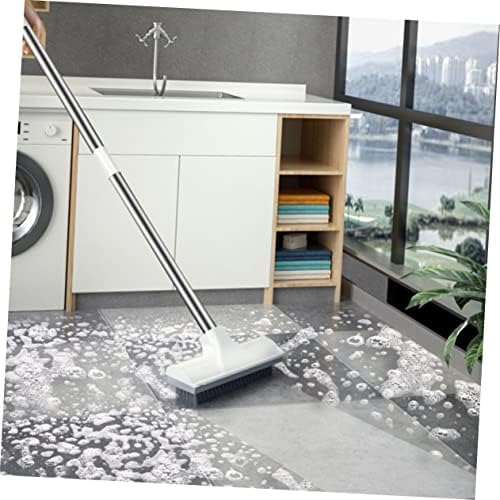 Long Handle Scrubbing Brush for Bathroom Floor Cleaning