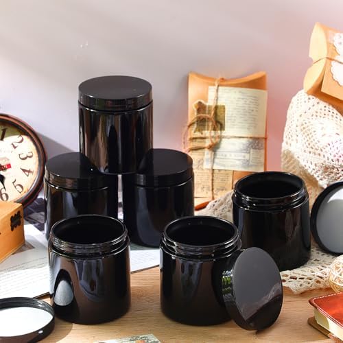 Norme 24 Pack 16 oz Glass Jars with Lids
