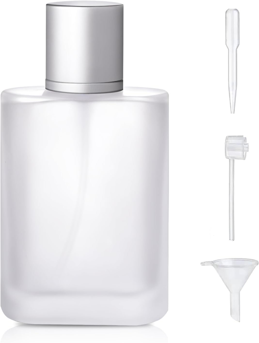 100ml Frosted Glass Spray Bottle with 3 Perfume Dispensers