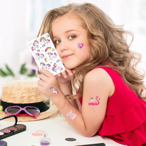 Keikihipa 350 Temporary Tattoos for Kids Set
