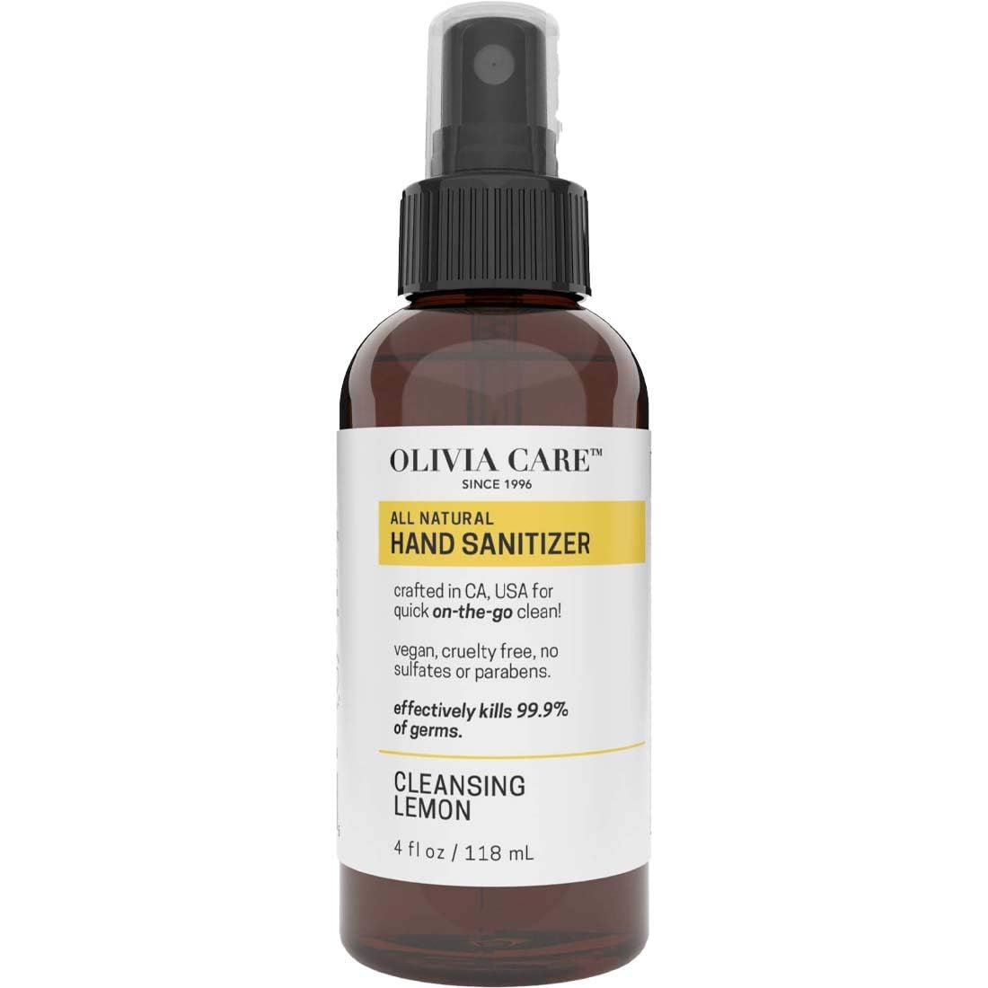 Olivia Care Hand Cleaning Spray - 4 OZ Germ Killing Moisturizing
