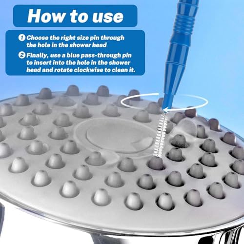 30 PCS Shower Head Cleaner Picks with Brushes