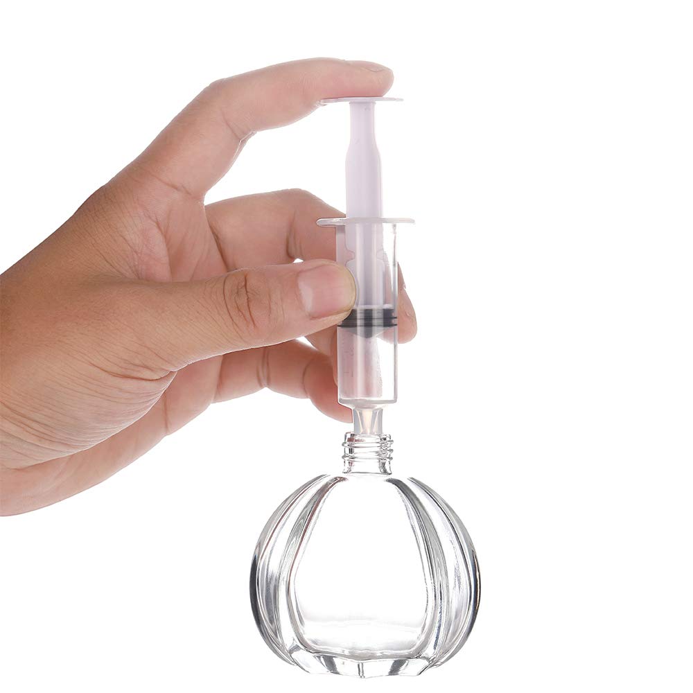 1Pc 50ML Pumpkin Shape Refillable Glass Spray Bottle