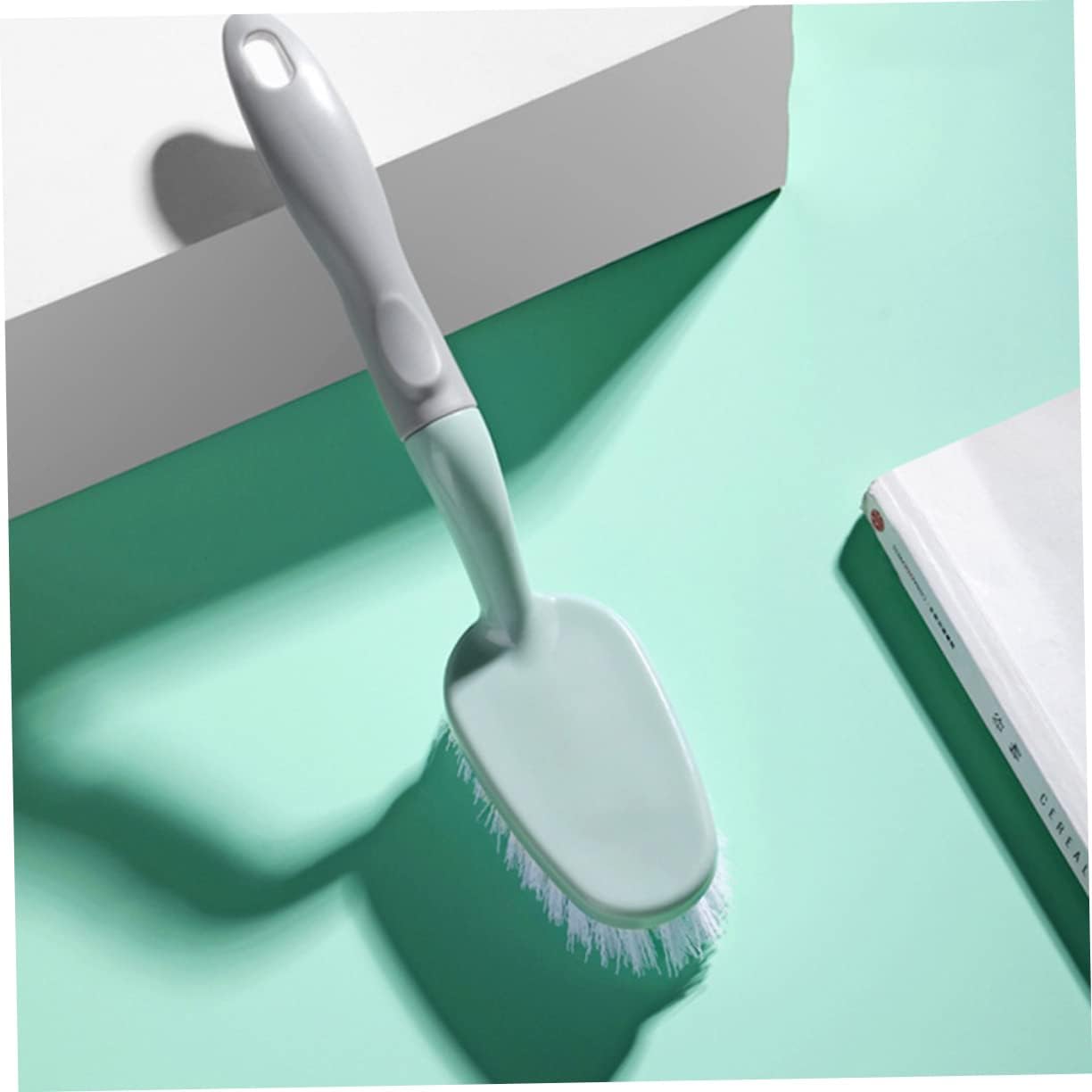 2pcs Ergonomic Floor Brush Bathtub Brush for Shower Cleaning