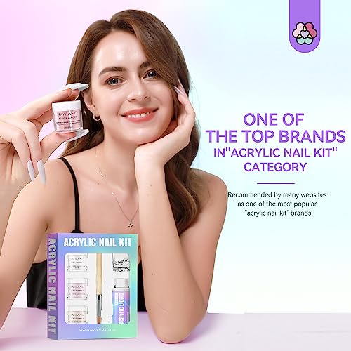 Saviland Acrylic Nail Kit for French Sculptures and DIY Art