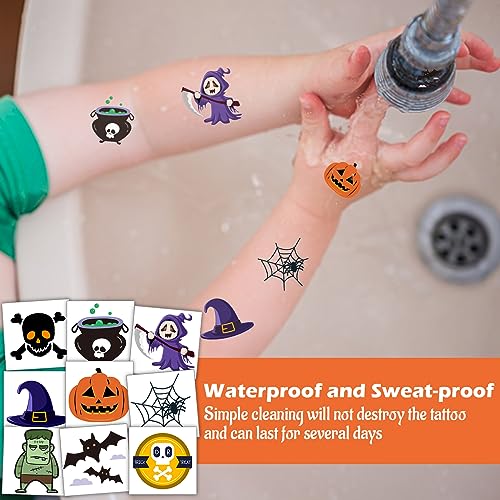 180pcs Halloween Temporary Tattoos for Kids