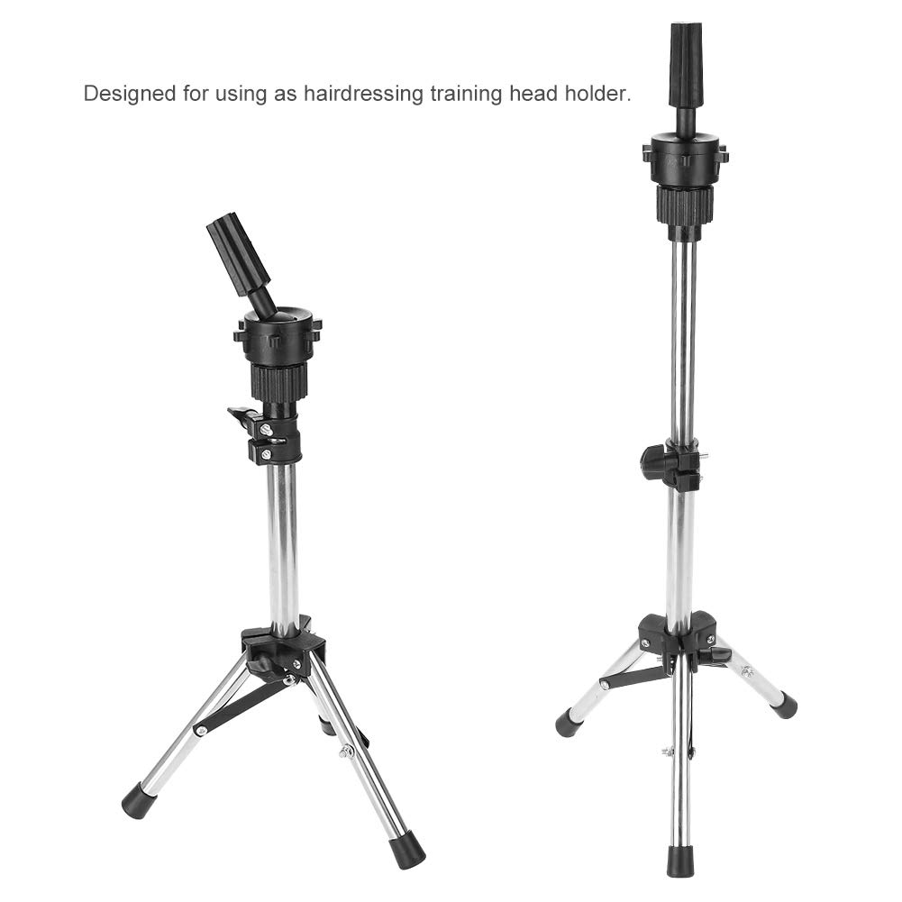 Professional Hair Practice Mannequin Head with Adjustable Tripod Stand