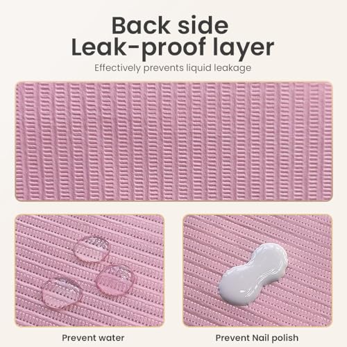 Disposable Nail Mats 50Pcs Non-Slip Waterproof for Manicure Salon Home