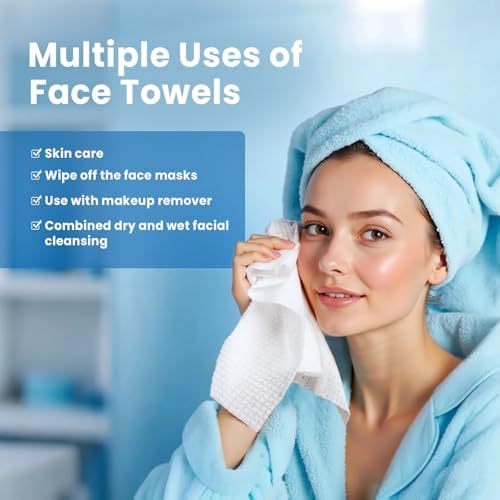 Borje Face Towels XL 100 Biobased 100 Count 2 Packs