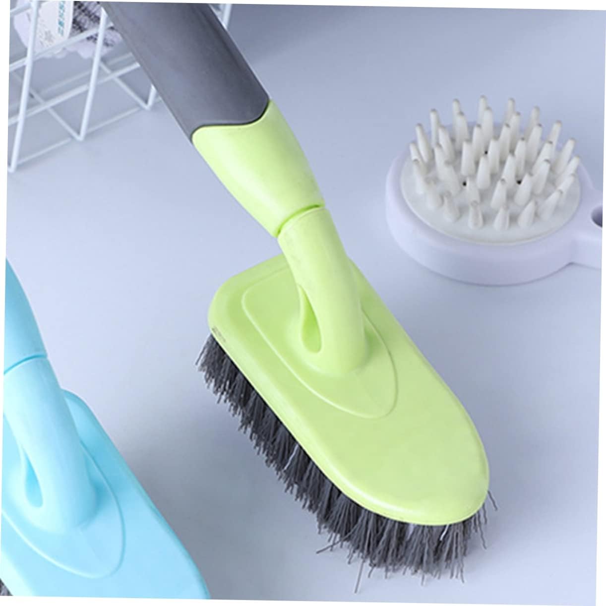 Ipetboom Handle Groove Cleaning Brush for Deep Cleaning and Tight Spaces
