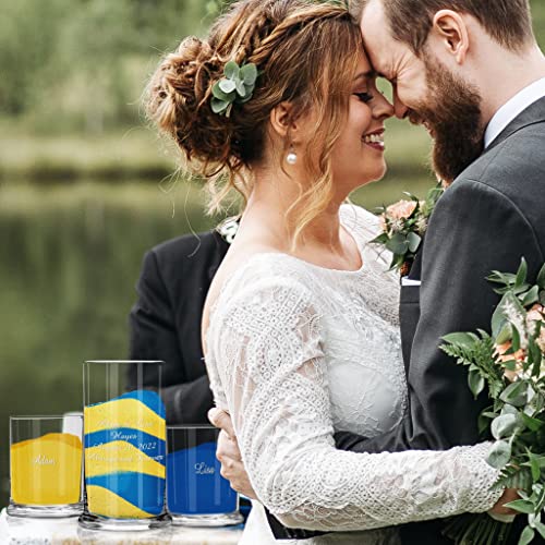 Personalized Wedding Sand Ceremony Set with Lid