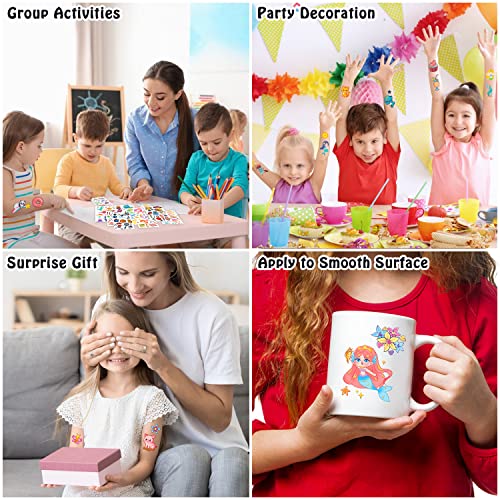 Partywind 168 Sheets Kids Temporary Tattoos 2000 Styles