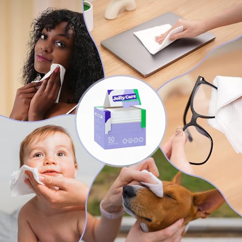 Jolly Care Disposable Face Towels 10x12 50 Count 4 Pack