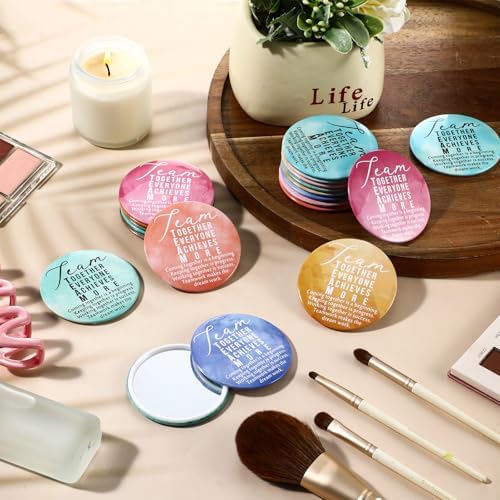 30 Pcs Team Employee Appreciation Compact Mirrors