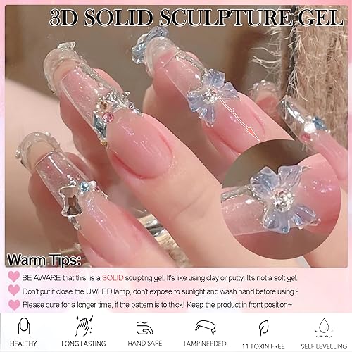 YEPYEPGO Solid Builder Gel for Nails 2pcs Set