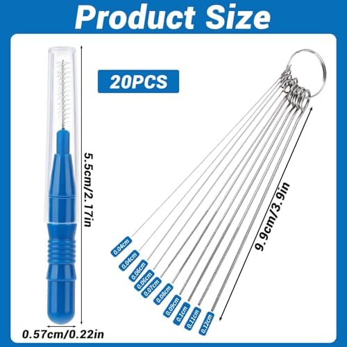 30 PCS Shower Head Cleaner Picks with Brushes
