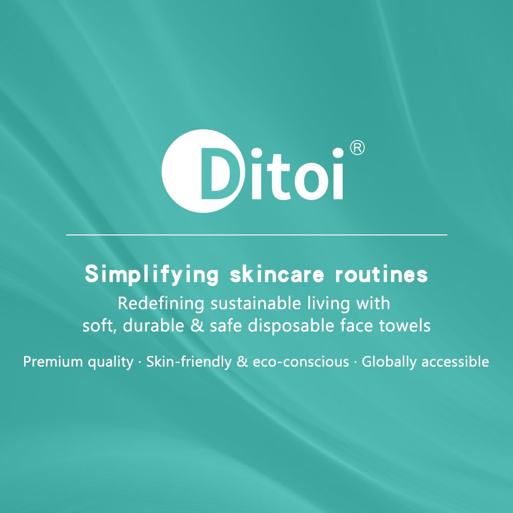 Ditoi Ultra Soft Face Towels 10x12 45 Count 3 Pack