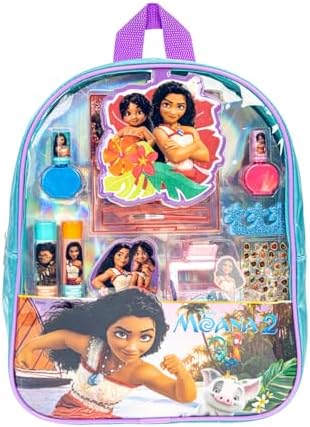 Townley Girl Disney Moana 2 Makeup Filled Backpack Set