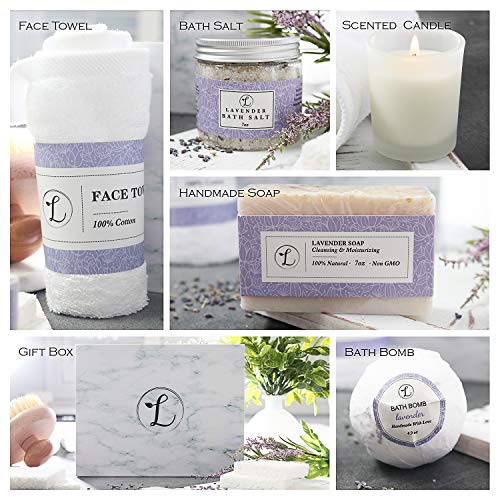 Liviah Spa Gift Set Natural Lavender