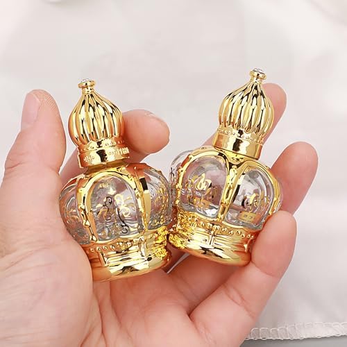 4 Pack Art Deco Roller Bottles For Essential Oils And Travel