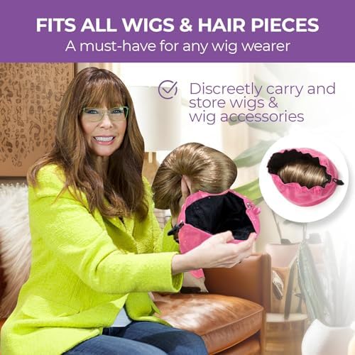 CreatedHair ResQ Mini Wig Bag - Pink
