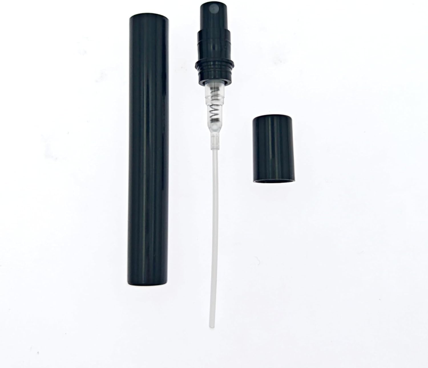 10pcs Mini Spray Bottles 5ml Black Refillable Portable