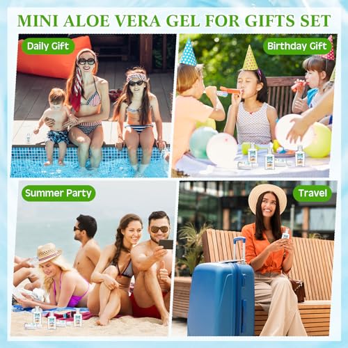 12 Pcs Mini Aloe Vera Gel Set for Travel Gifts