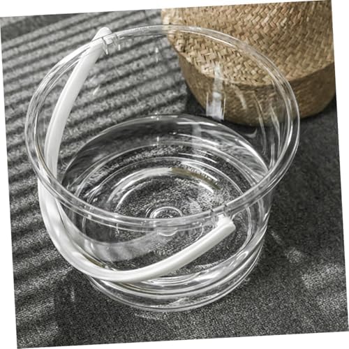 Large Capacity Foot Wash Bucket Set with Plastic Handle