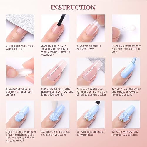 Wenida Solid Builder Gel 15ml Nail Extension Gel