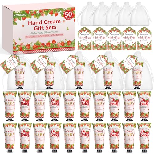 50 Pack Strawberry Hand Cream Gift Sets