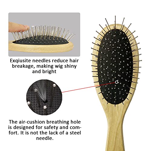 Amirce Wig Brush Set for Synthetic Hair