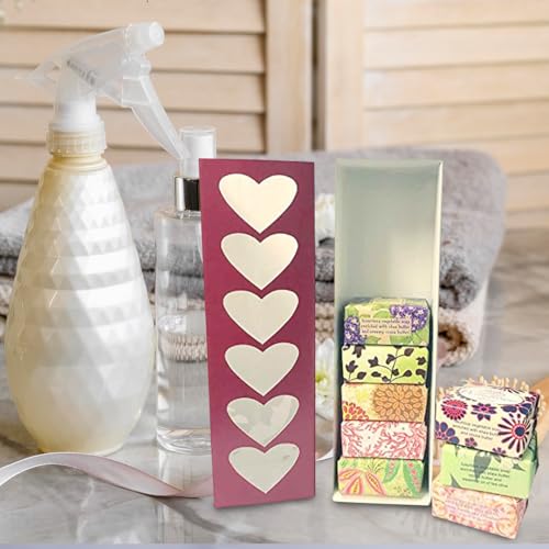 French Milled Botanical Soap Set of 9 - Valentines Day