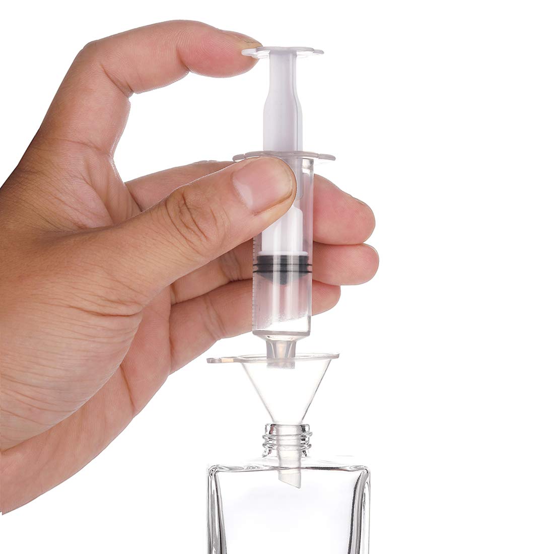 6 Pack 30ml Transparent Refillable Perfume Bottles