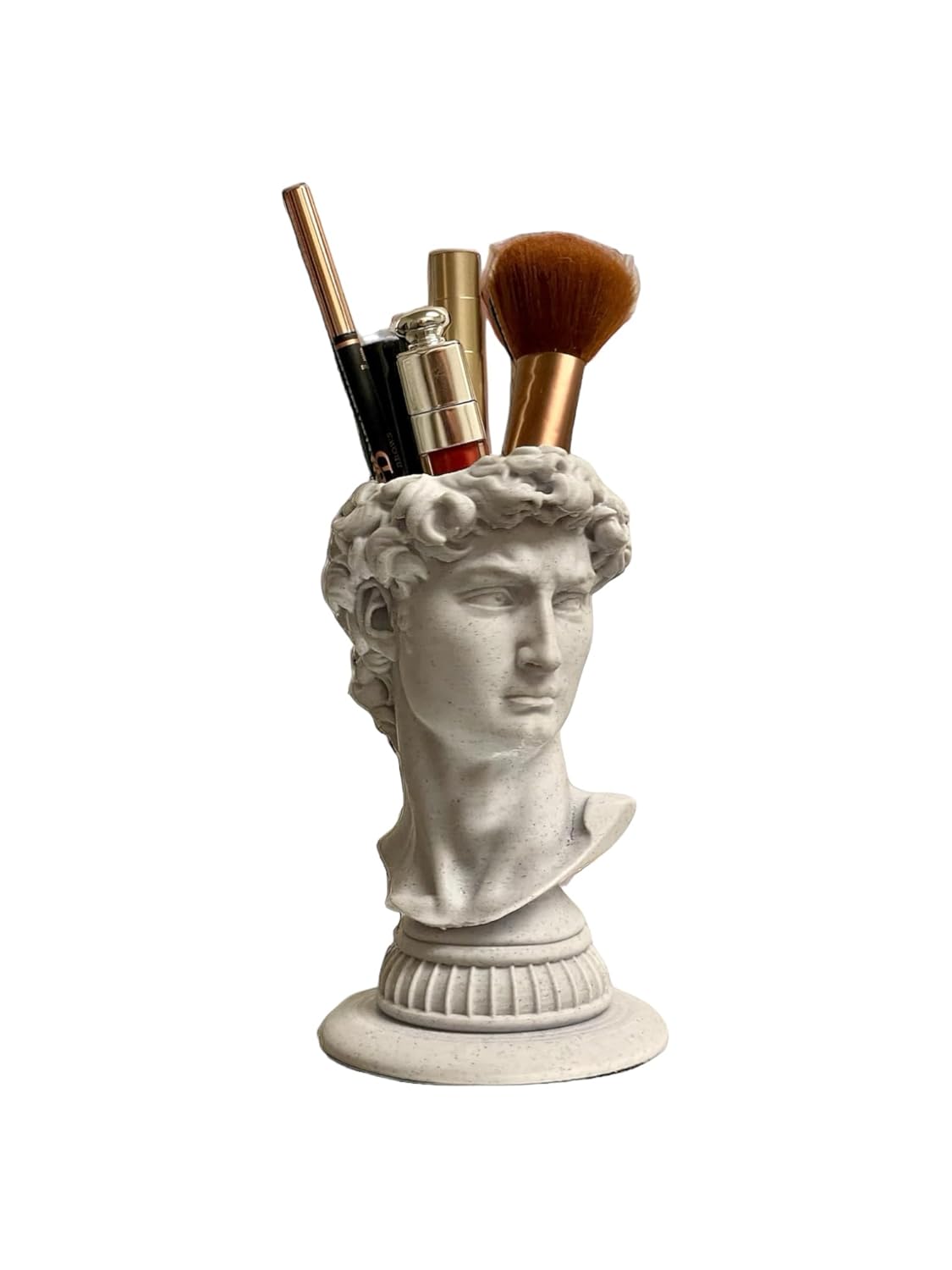 David Head Bust Statue Makeup Organizer