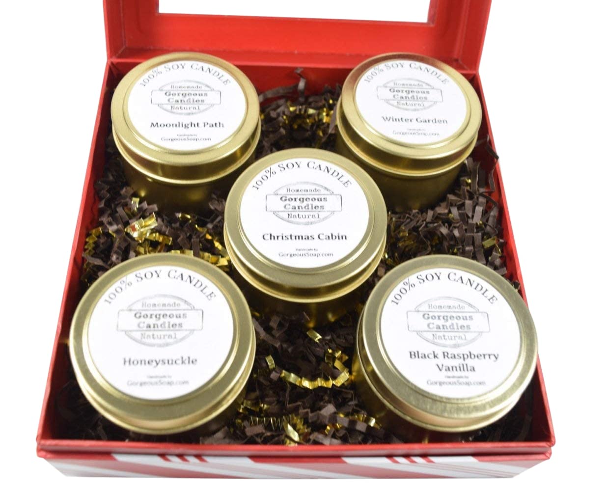 Handmade Soy Candles Gift Box Set
