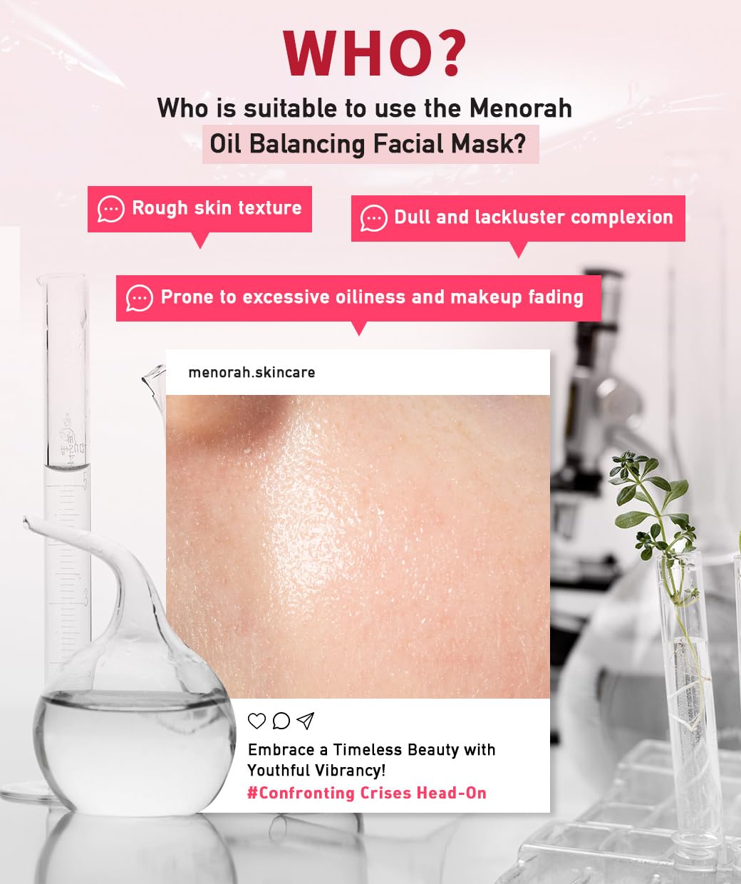 Menorah Anti Blemish Treatment Sheet Masks 4 Pack