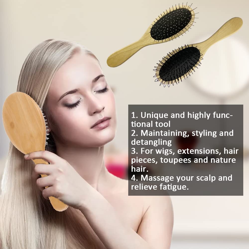 Amirce Wig Brush Set for Synthetic Hair