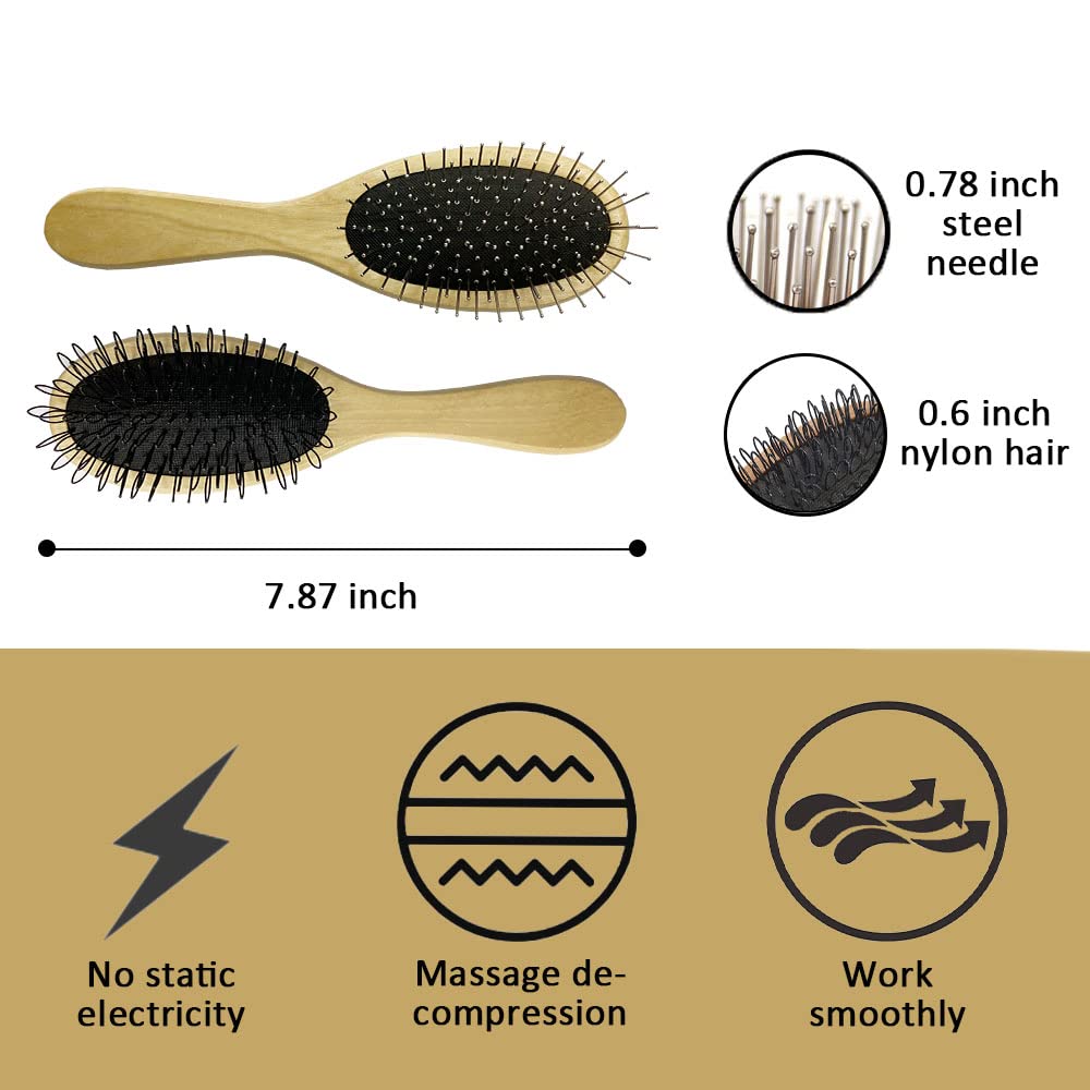 Amirce Wig Brush Set for Synthetic Hair