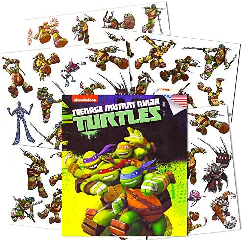 Teenage Mutant Ninja Turtles Temporary Tattoos for Kids - 50 Count